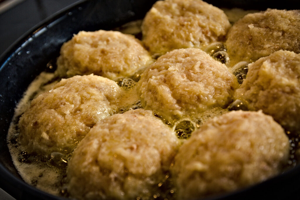 Fiskefrikadeller af mørksej