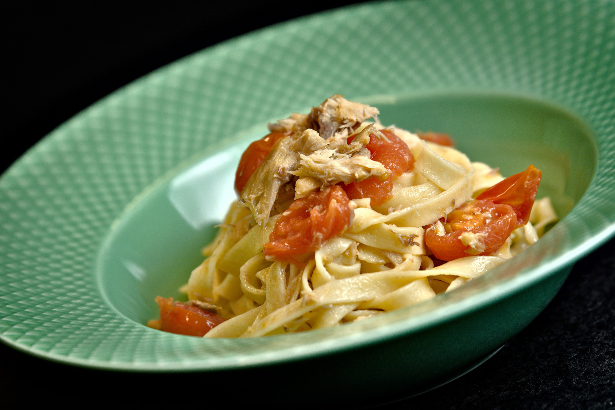 You are currently viewing Frisk pasta med røget makrel og cherrytomater